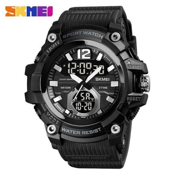 Мужские часы Skmei 1725BK All Black фото 1