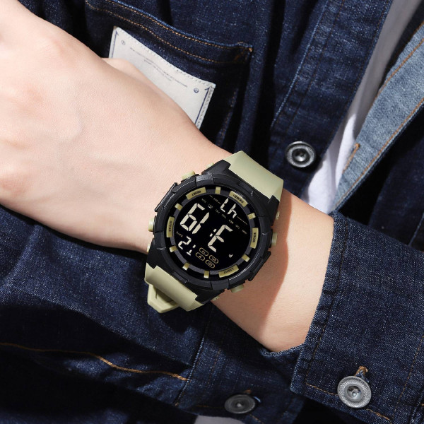 Мужские часы Skmei 1845YL Black-Yellow фото 4