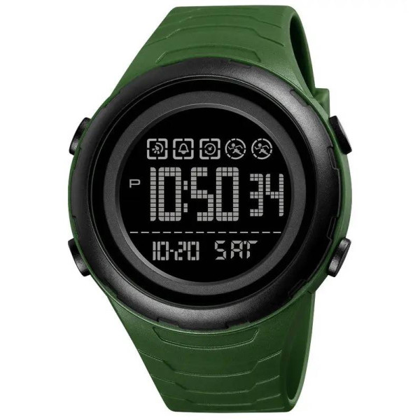 Мужские часы Skmei 1674AGBK Army Green-black фото 1