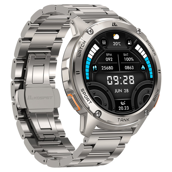 Спортивные Умные Часы Kospet TANK T3 Silver Special Edition + Спортивные Режимы, Водозащита, Звонки фото 3