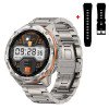 Тактичний Розумний Годинник з Компасом TANK T3 ULTRA Silver Special Edition + GPS, Спортивні Режими, Водозахист, Дзвінки фото 2