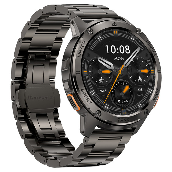 Тактичний Розумний Годинник Kospet TANK T3 Black Special Edition + Спортивні Режими, Водозахист, Дзвінки фото 3
