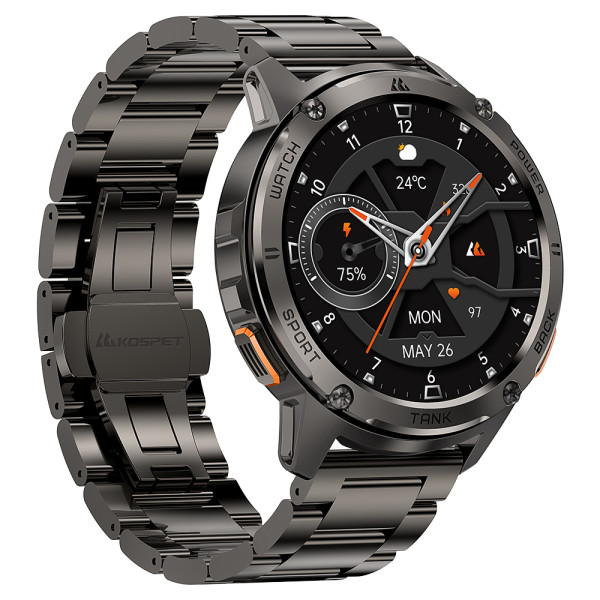 Тактичний Розумний Годинник Kospet TANK T3 Black Special Edition + Спортивні Режими, Водозахист, Дзвінки фото 6
