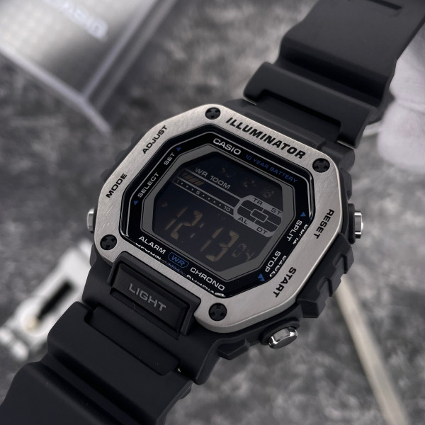 Чоловічий годинник Casio MWD-110H-8B фото 4