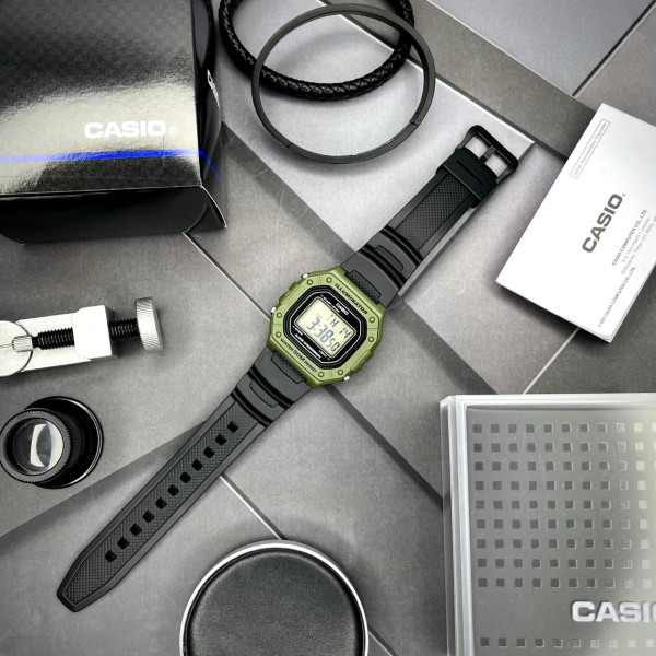 Чоловічий годинник Casio W-218H-3A фото 3