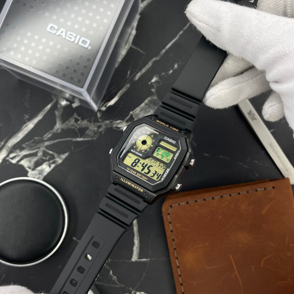 Мужские часы Casio AE-1200WH-1B фото 5