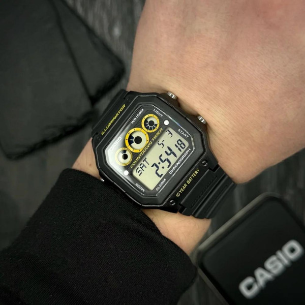 Мужские часы  Casio AE-1300WH-1A фото 3