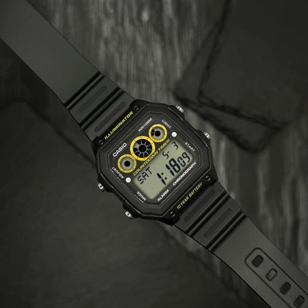 Мужские часы  Casio AE-1300WH-1A фото 4