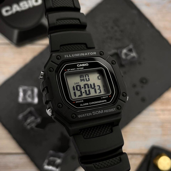 Чоловічий годинник Casio W-218H-1A фото 5