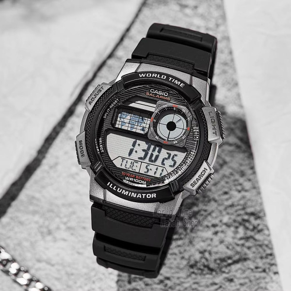Чоловічий годинник Casio AE-1000W-1B фото 4