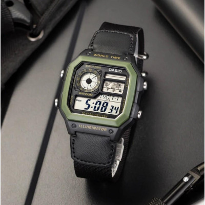 Чоловічий годинник Casio AE-1200WHB-1B