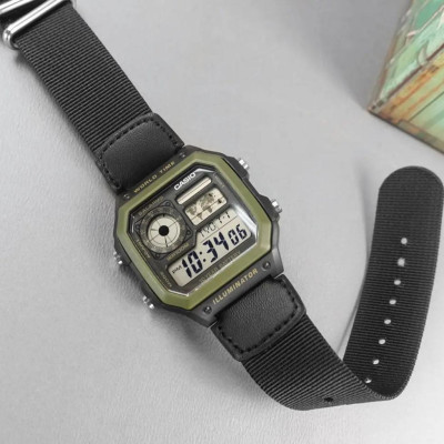 Чоловічий годинник Casio AE-1200WHB-1B