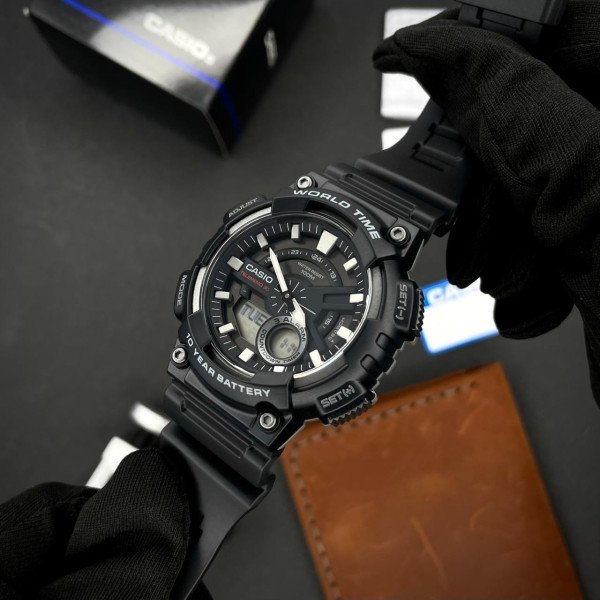 Чоловічий годинник Casio AEQ-110W-1A фото 5