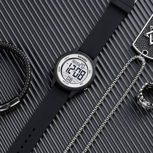 Мужские часы Skmei 1758BKSI Black Silver фото 5