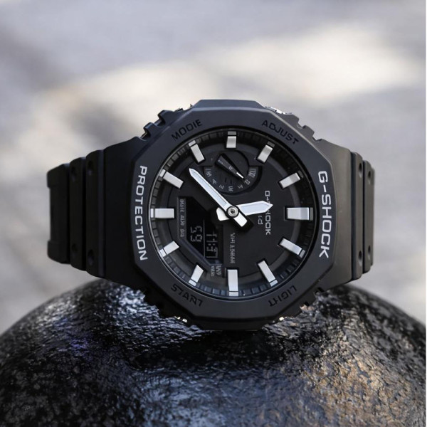 Мужские часы G-SHOCK Casio GA-2100-1A фото 6