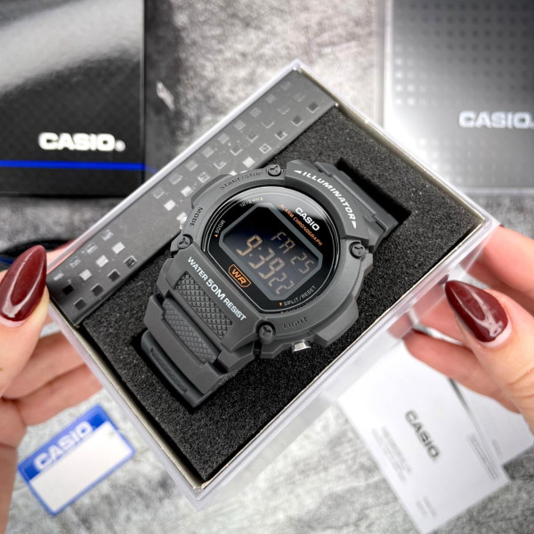 Чоловічий годинник Casio W-219H-8B фото 10
