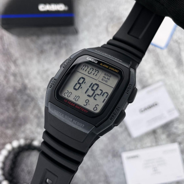 Мужские часы Casio W-96H-1B фото 5