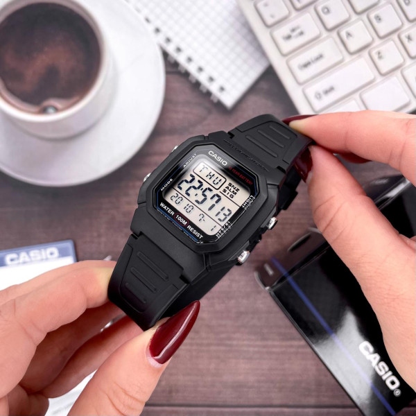 Мужские часы Casio W-800H-1A фото 10