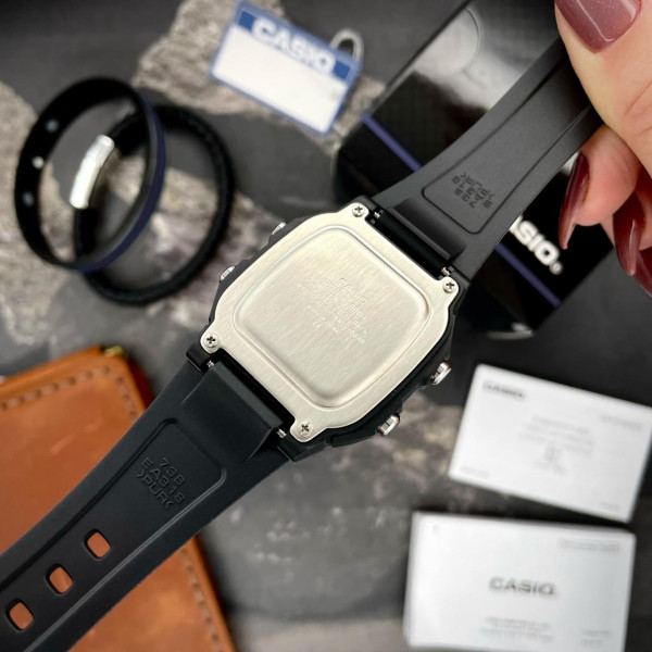 Мужские часы Casio W-800H-1B фото 10