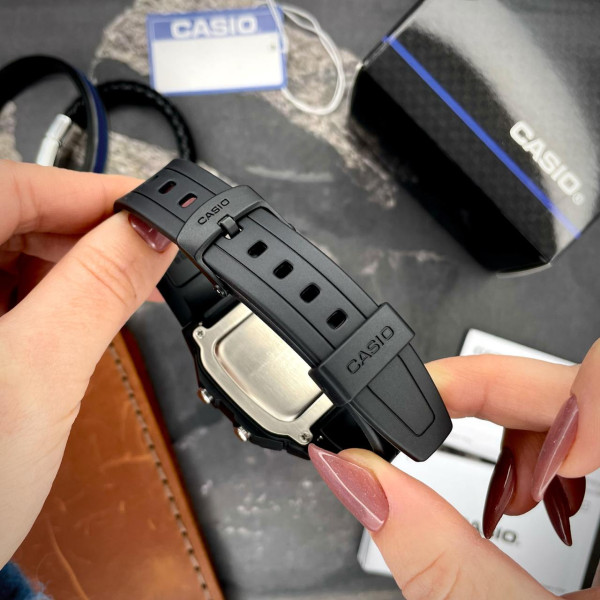 Чоловічий годинник Casio W-800H-1B фото 10