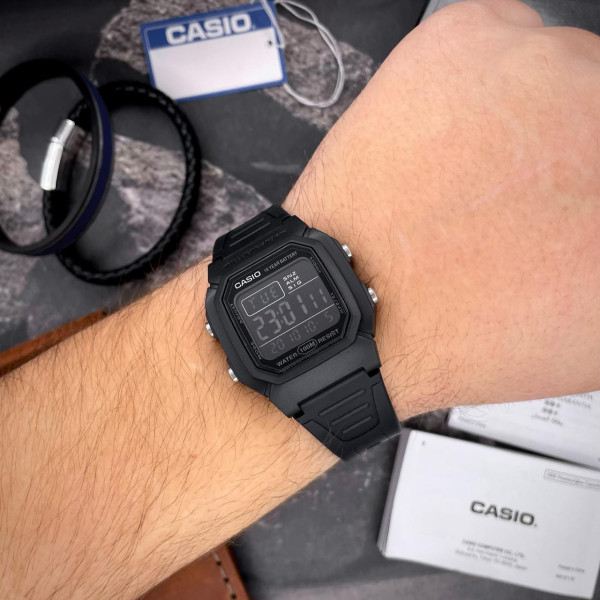 Чоловічий годинник Casio W-800H-1B фото 11