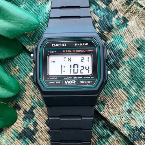 Мужские часы Casio F-91W-3 фото 4