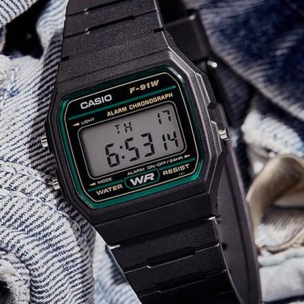 Мужские часы Casio F-91W-3 фото 5