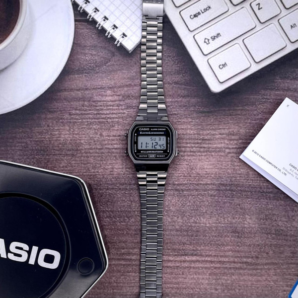 Мужские часы Casio A168WGG-1A фото 7