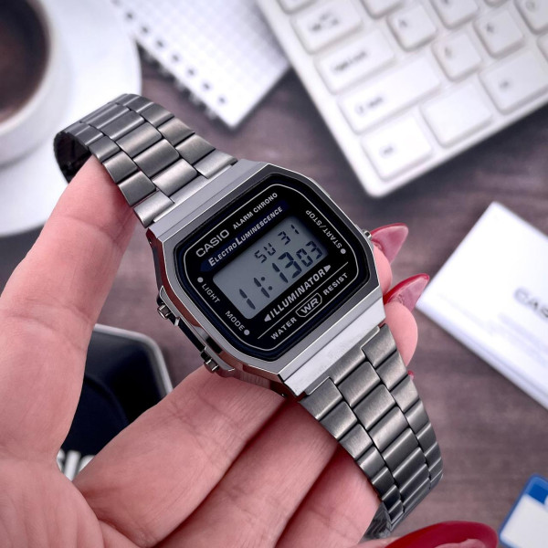 Мужские часы Casio A168WGG-1A фото 4