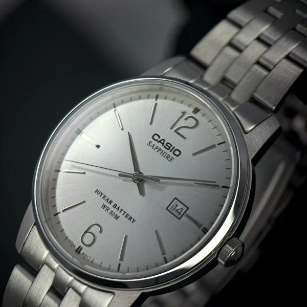 Чоловічий годинник Casio MTS-110D-7A фото 5