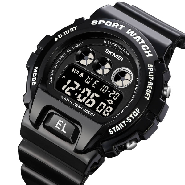 Чоловічий годинник Skmei 1813BK Black фото 4