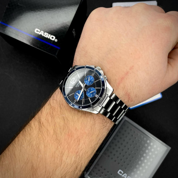 Чоловічий годинник Casio MTP-1374D-2A фото 3