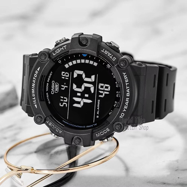 Чоловічий годинник Casio AE-1500WH-8B фото 3