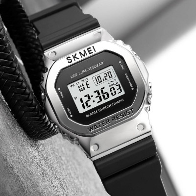 Skmei 1851SIBK Silver Black