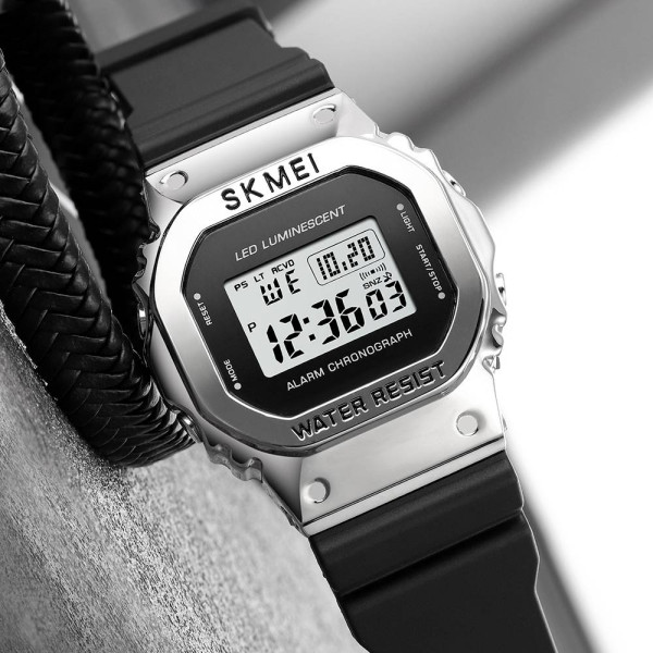 Наручные часы Skmei 1851SIBK Silver Black фото 5