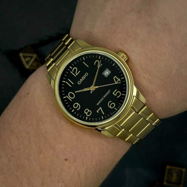 Чоловічий годинник Casio MTP-V002G-1B фото 3