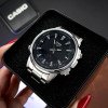 Класичний Чоловічий годинник Casio AMW-880D-1A стальний, водонепроникний, Японія фото 4