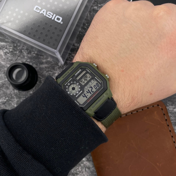 Мужские часы Casio AE-1200WHB-3B фото 3
