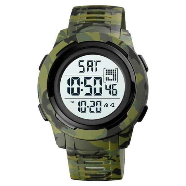 Чоловічий годинник Skmei 1731CMGNWT Camo Green White фото 1
