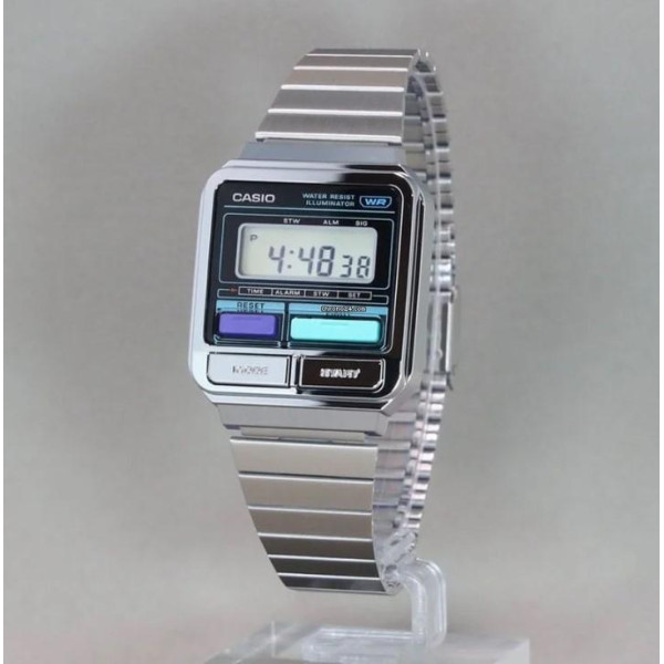 Чоловічий годинник Casio A120WE-1A фото 6