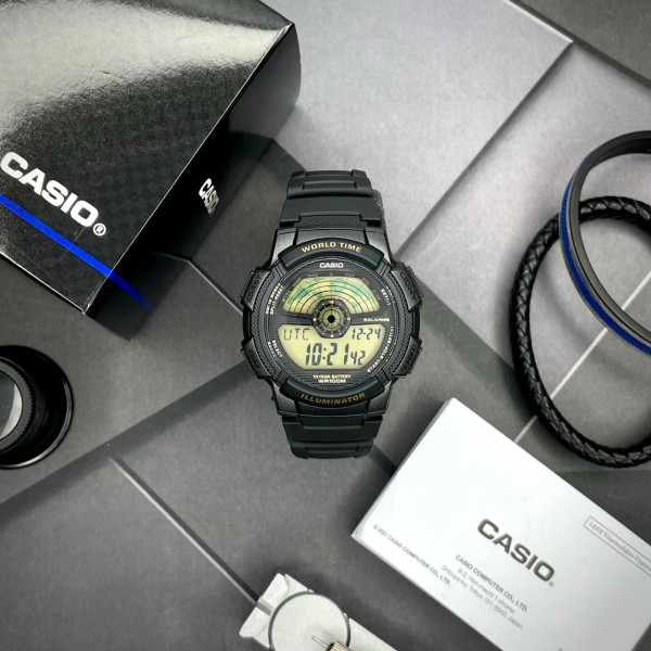 Чоловічий годинник Casio AE-1100W-1B фото 9