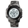 Чоловічий годинник Skmei 1731CMGYWT Camo gray White фото 2