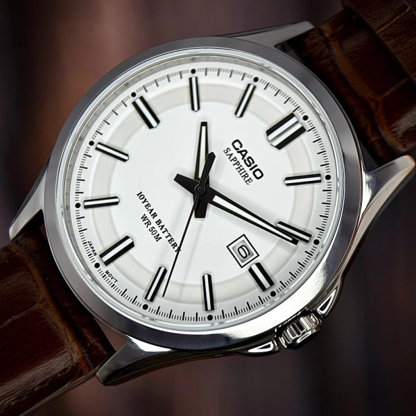 Чоловічий годинник Casio MTS-100L-7A фото 5