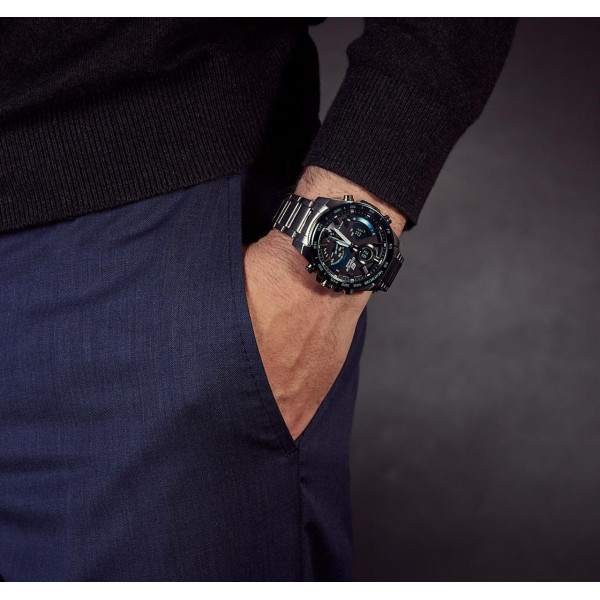 Чоловічий годинник Casio ECB-900DB-1B фото 4