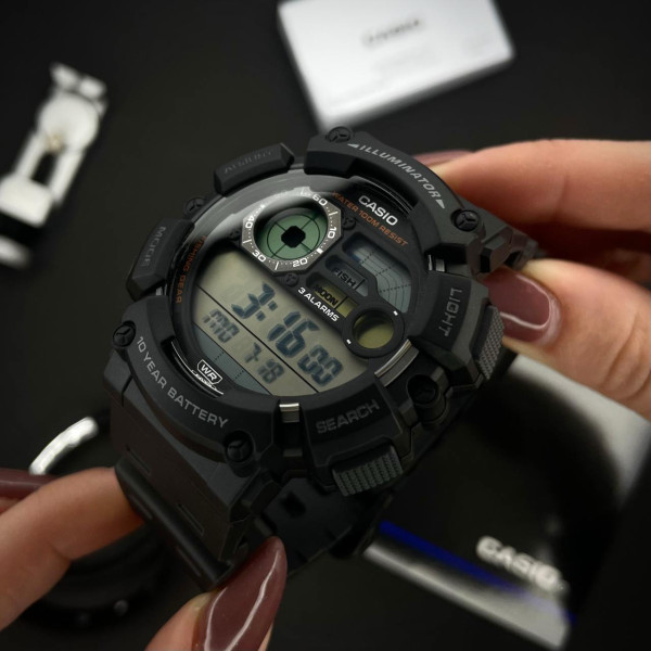 Чоловічий годинник Casio WS-1500H-1A фото 6