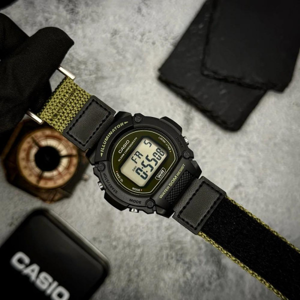 Мужские часы Casio W-219HB-3A фото 4