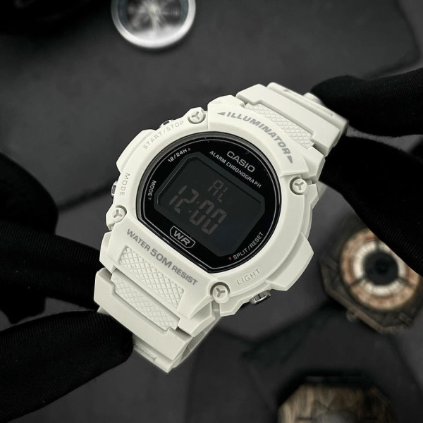 Чоловічий годинник Casio W-219HC-8B фото 6