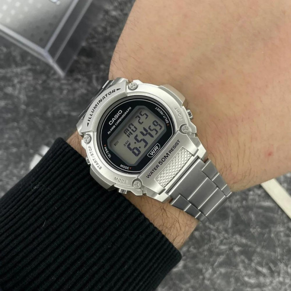 Мужские часы Casio W-219HD-1A фото 3