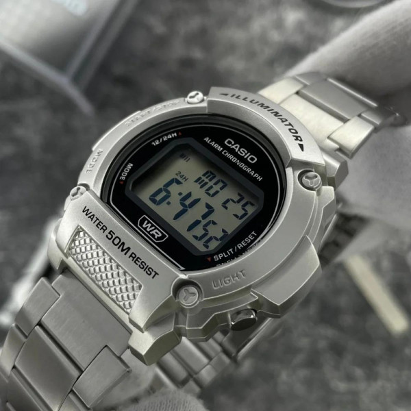 Мужские часы Casio W-219HD-1A фото 4