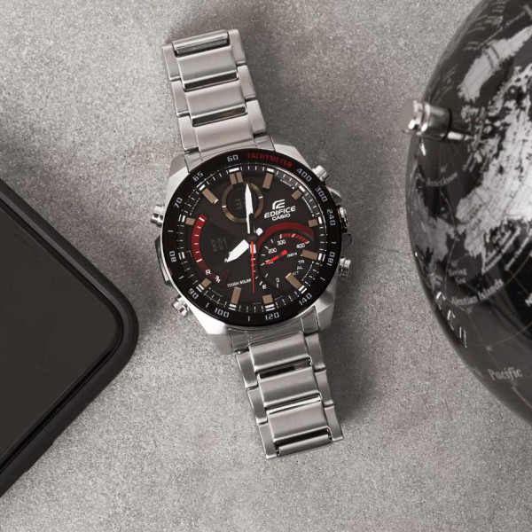 Мужские часы Casio ECB-900DB-1A фото 4